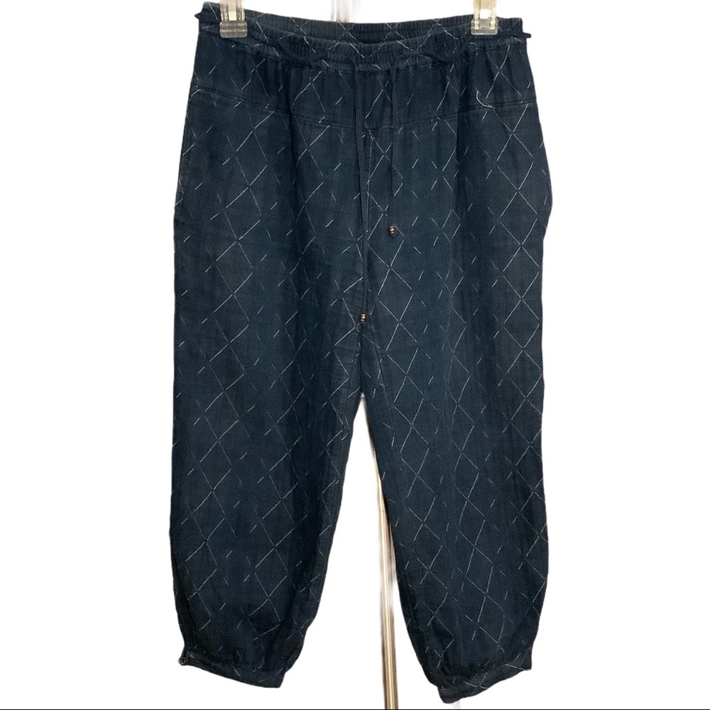 Anthropologie Hei Hei Diamonte crop pants size XS